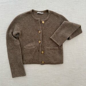 Abercrombie & Fitch Cardigan with Gold Buttons